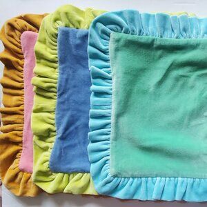 NEW Velvet Ruffle Throw pillows